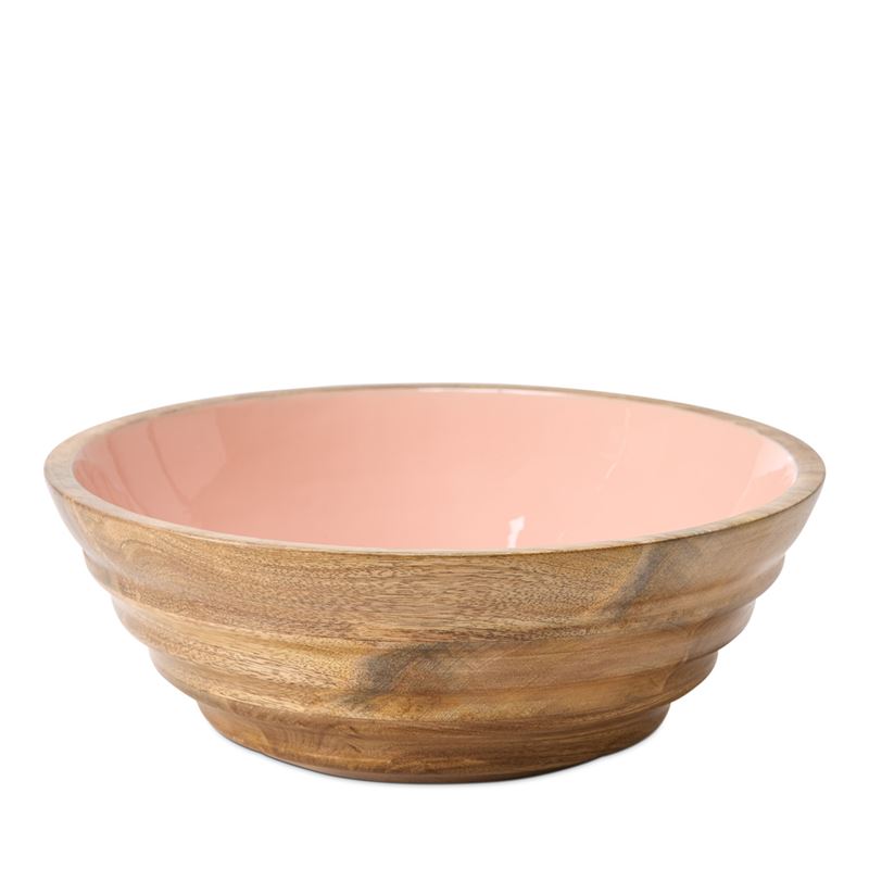Gelato Shell Pink Timber Servingware