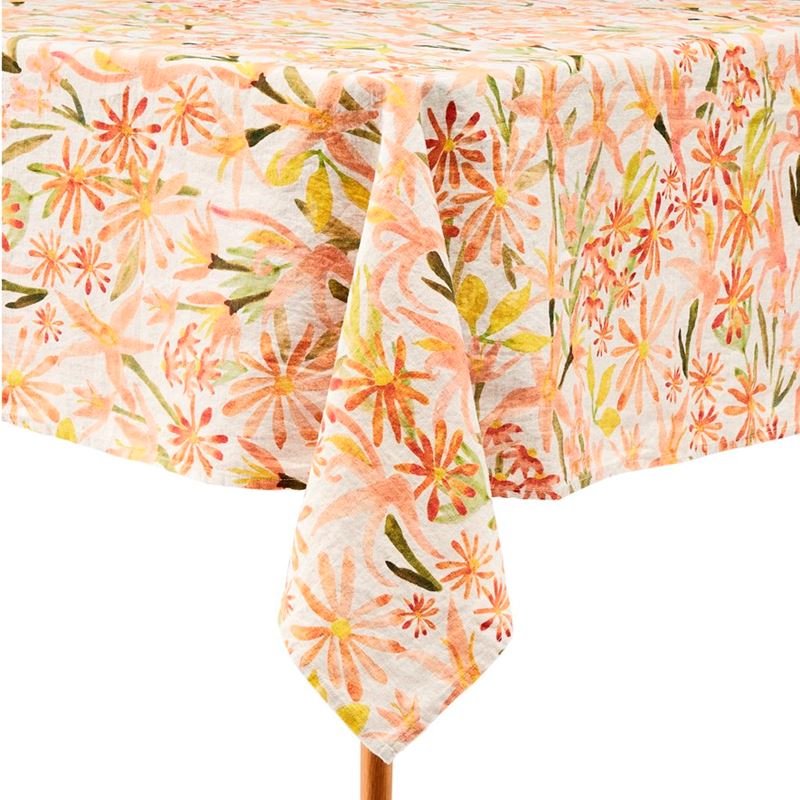 Golden Sky Floral Table Cloth