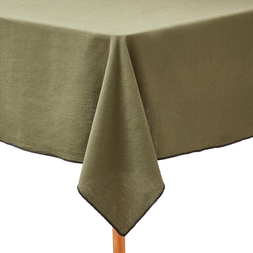 Portland Olivine Tablecloth Adairs