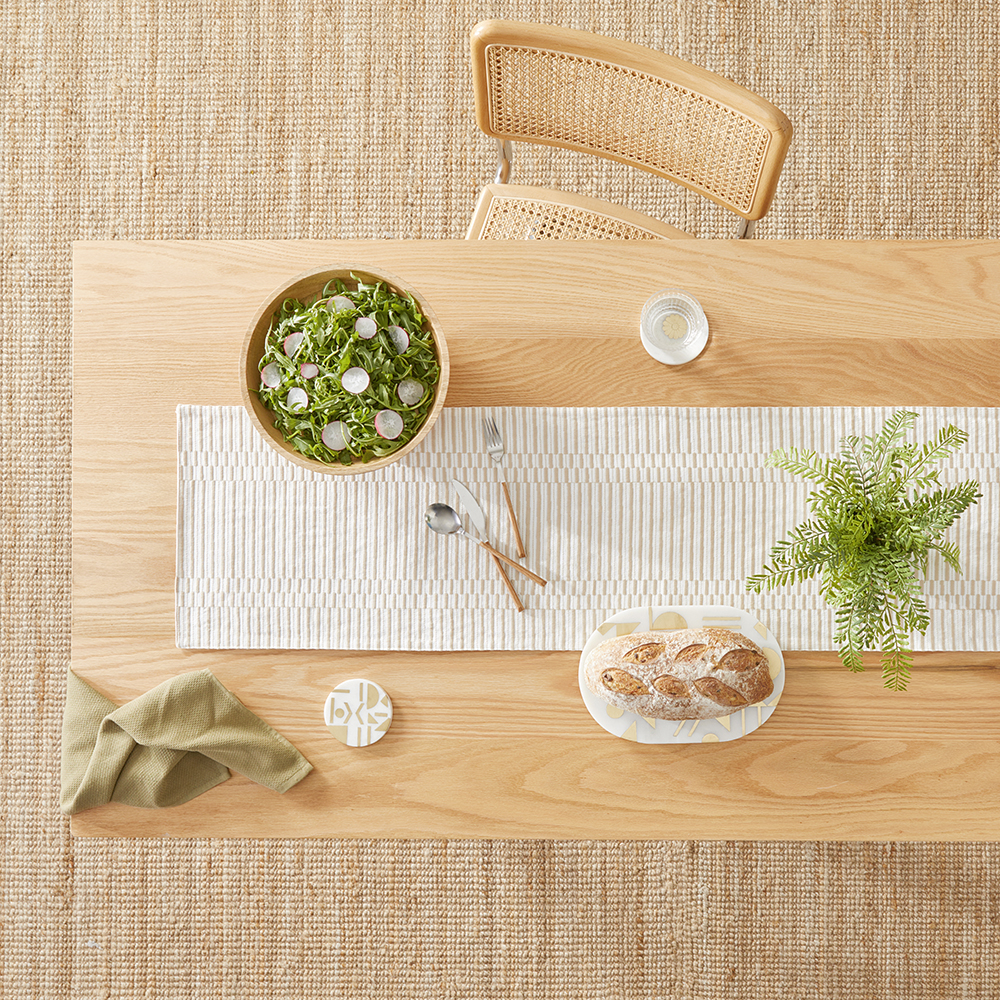 Ania Natural Table Runner Adairs