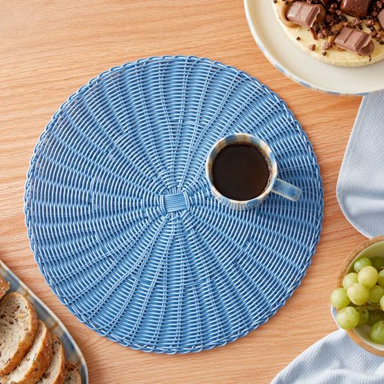 Tribeca Blue Placemat 2 Pack