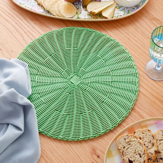 Tribeca Green Placemat 2 Pack