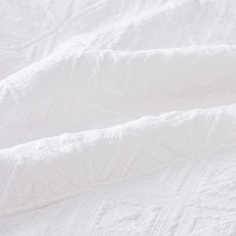 Stonewash White Blanket