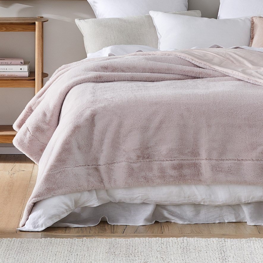 Adairs pink best sale throw