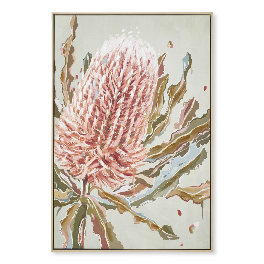 Native Sage Banksia Canvas Adairs