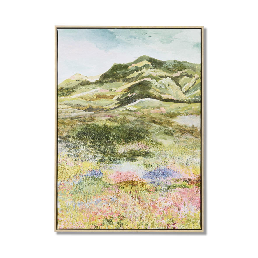 In Bloom Fields Multi Portrait Canvas | Adairs