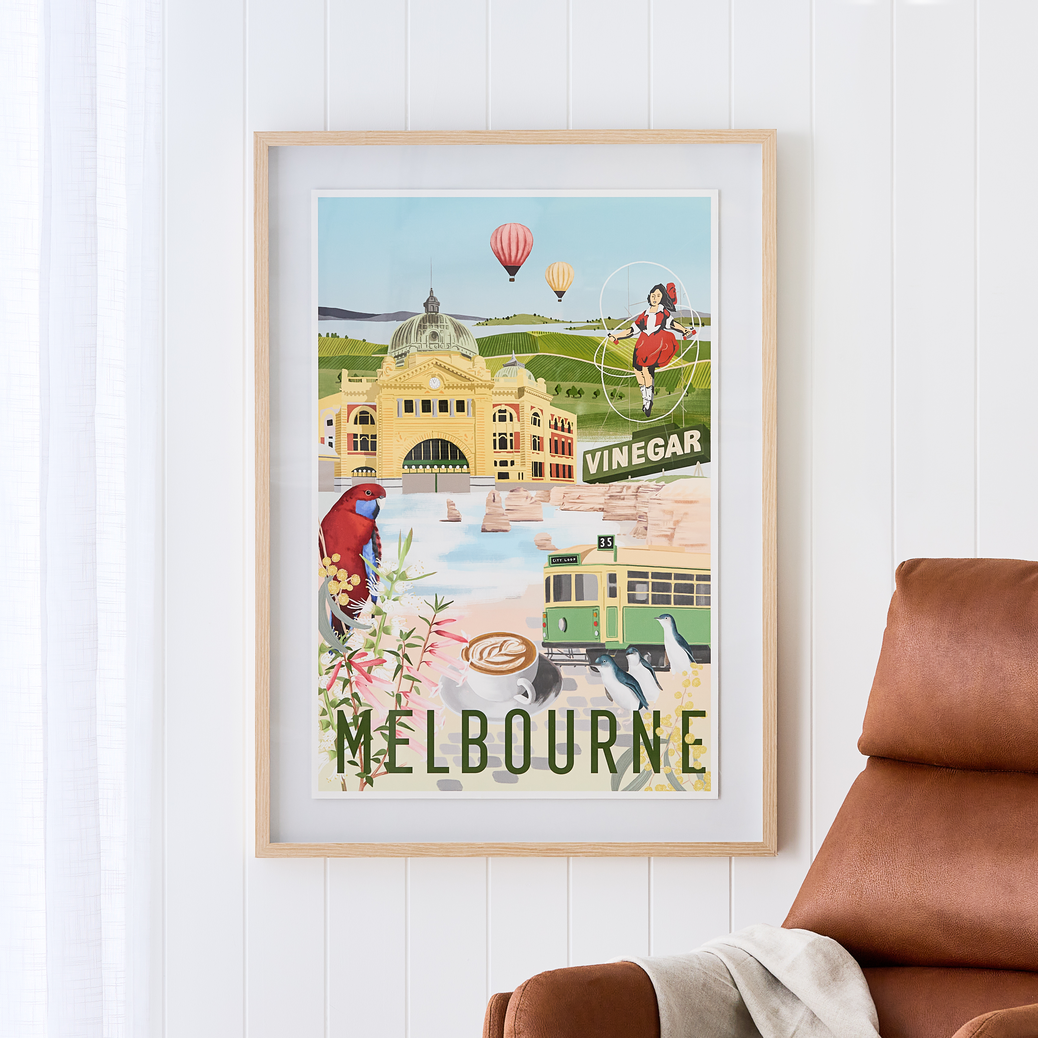 Australian Icon Melbourne Framed Wall Art Adairs