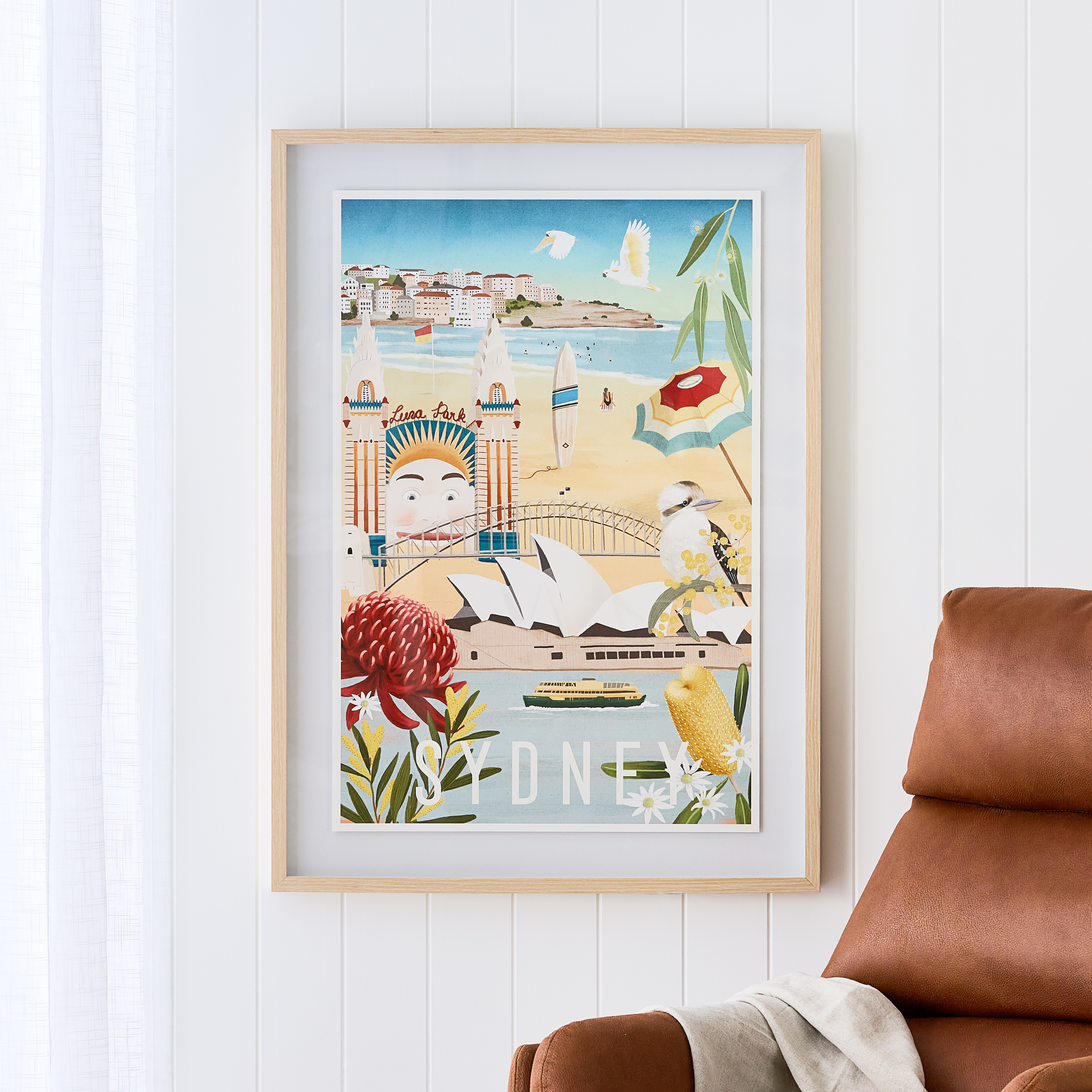 Australian Icon Sydney Framed Wall Art Adairs