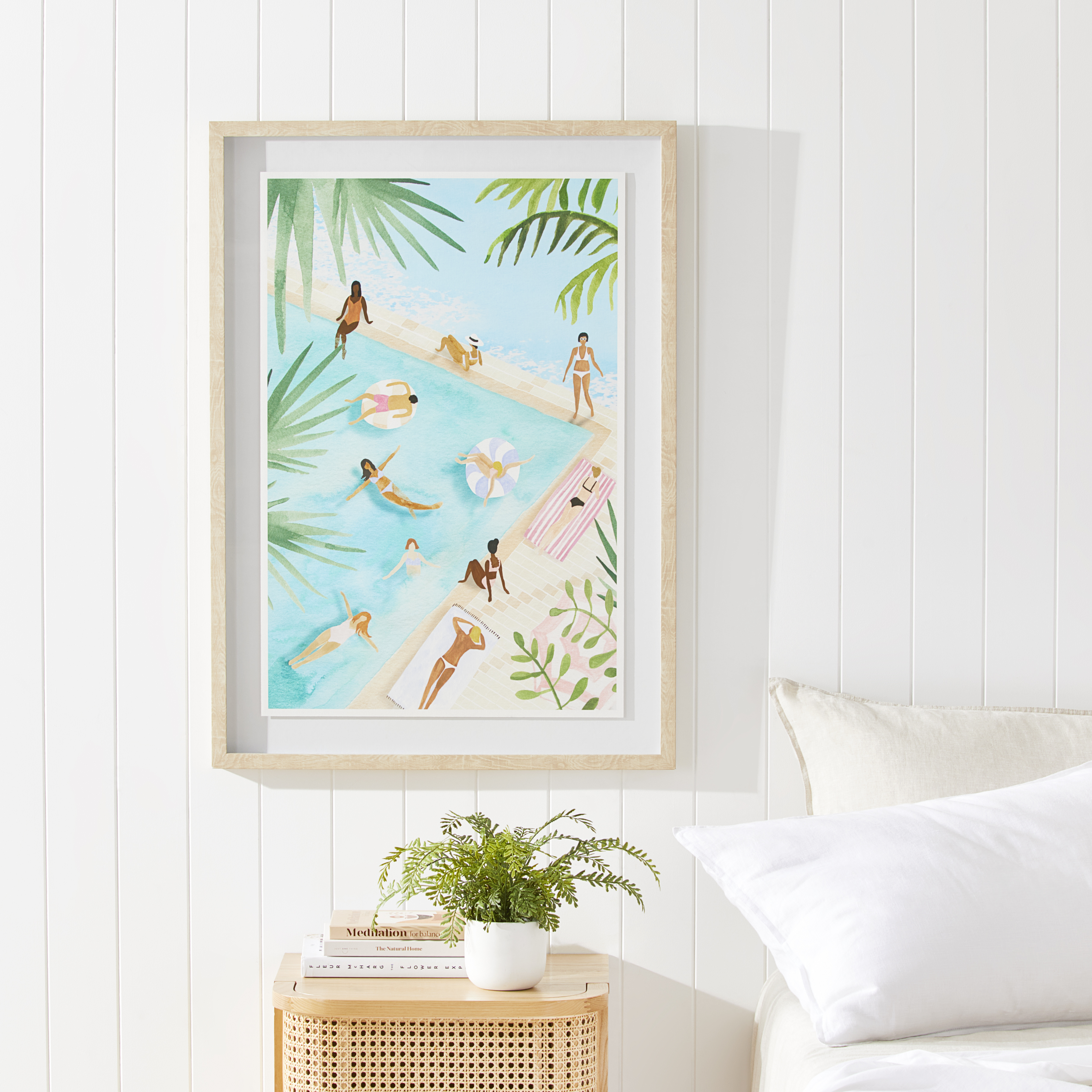 Summer Living Pool Framed Wall Art Adairs