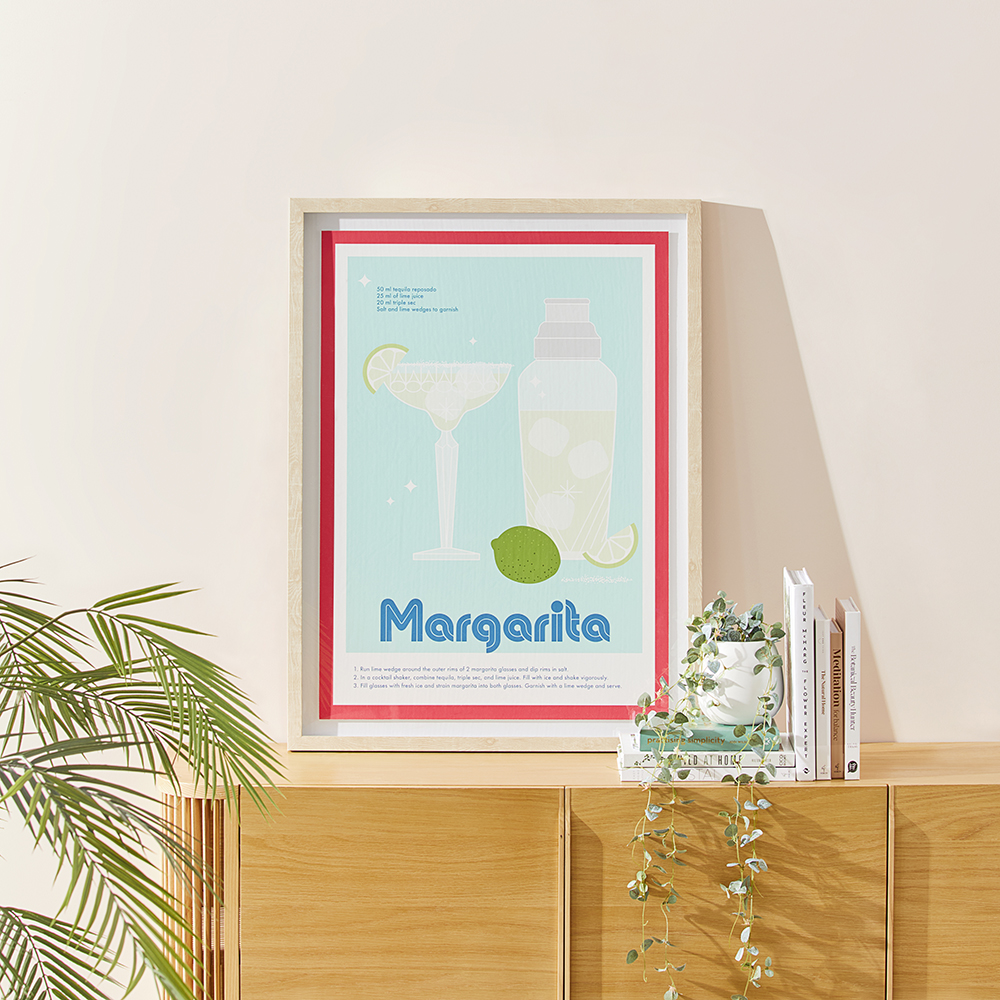 Cocktail Margarita Framed Wall Art Adairs