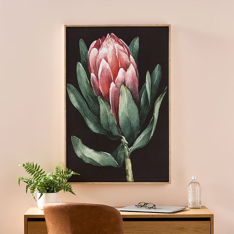 Flora & Fauna Protea Canvas | Homewares | Adairs