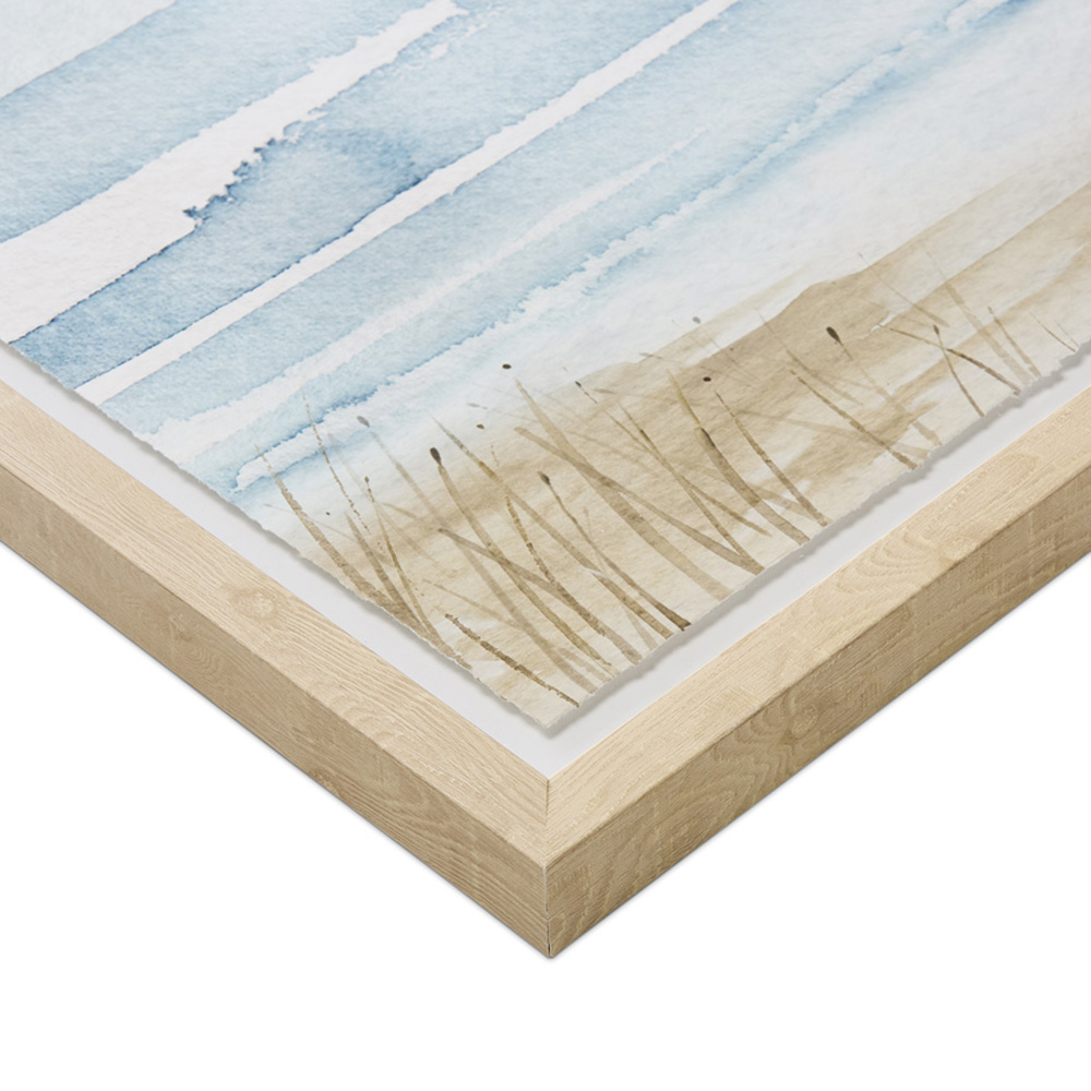 Clear Skies Beach Walk Framed Wall Art Adairs