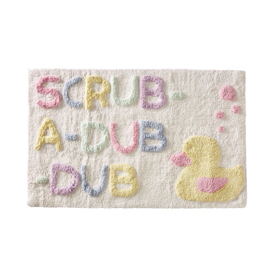 Adairs Kids ScrubADubDub Gelato Novelty Bath Mat Adairs