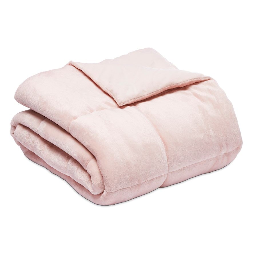 Adairs Kids Super Cuddly Marshmallow Pink Blanket Adairs