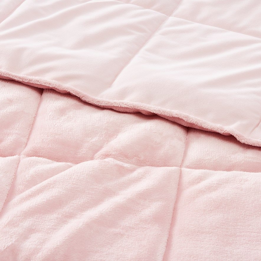 Adairs Kids Super Cuddly Marshmallow Pink Blanket Adairs