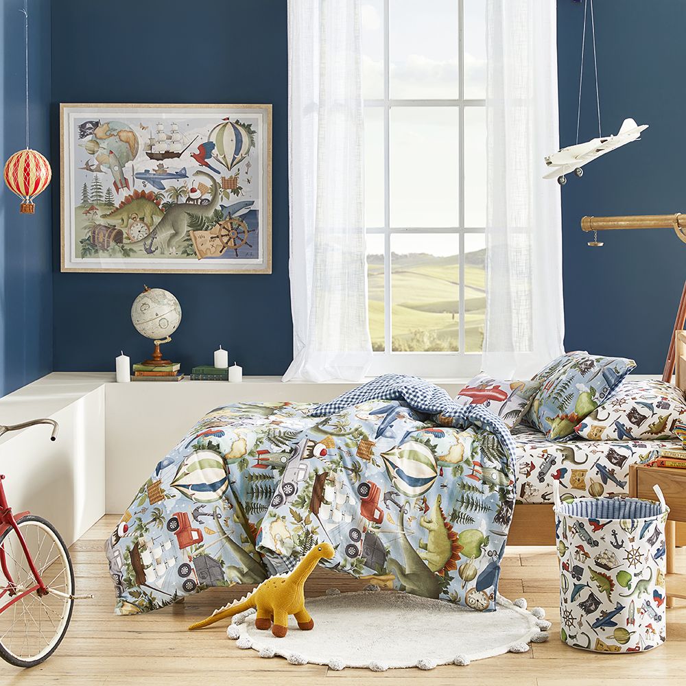 Adairs Kids Fleur Harris Adventureland Quilt Cover Set Adairs