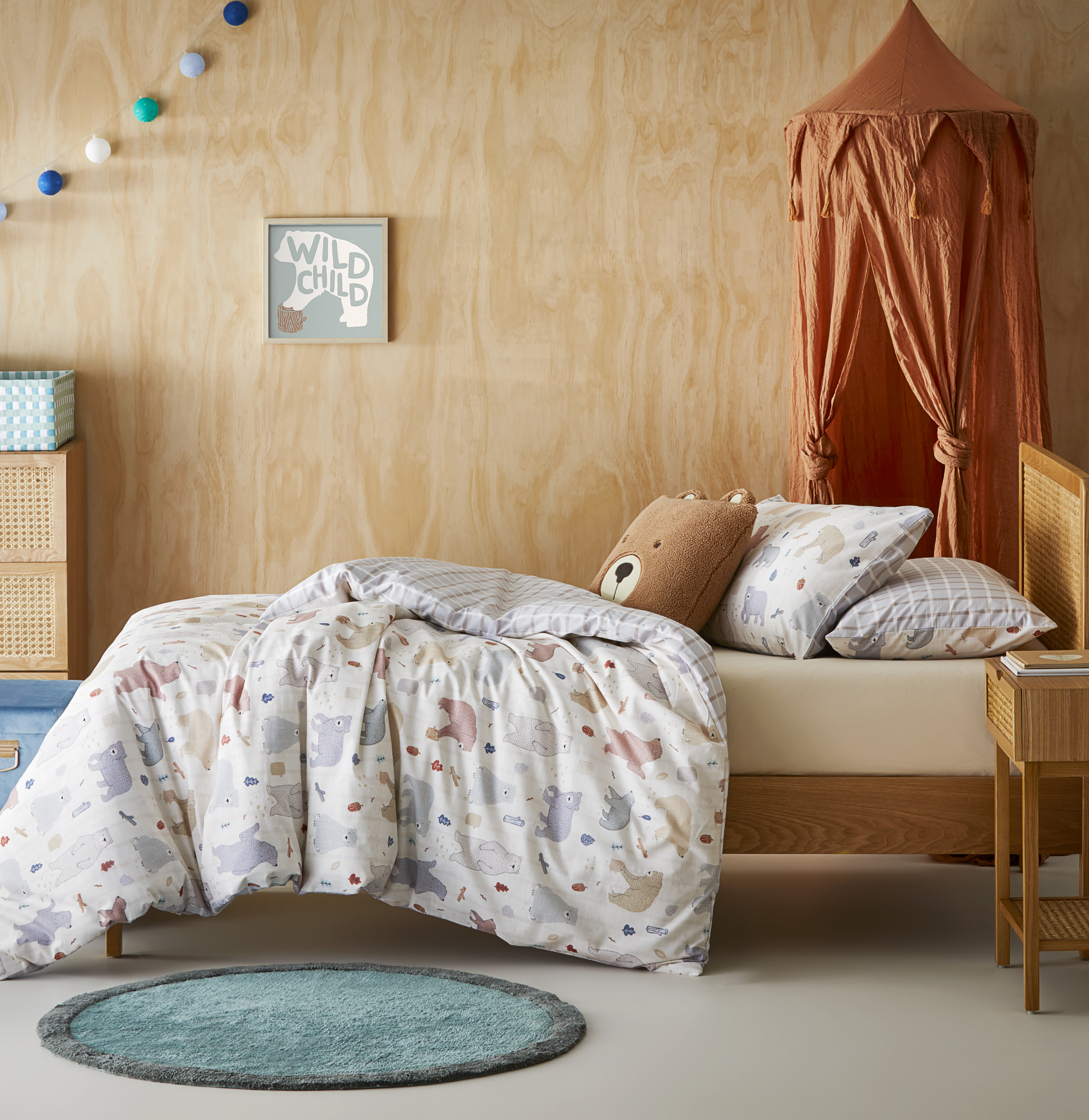 Kids hotsell bear bedding