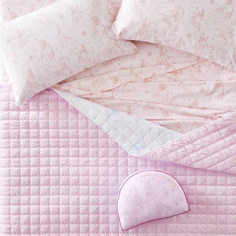 Disney - Frozen Pink Coverlet | Kids Bedroom | Adairs