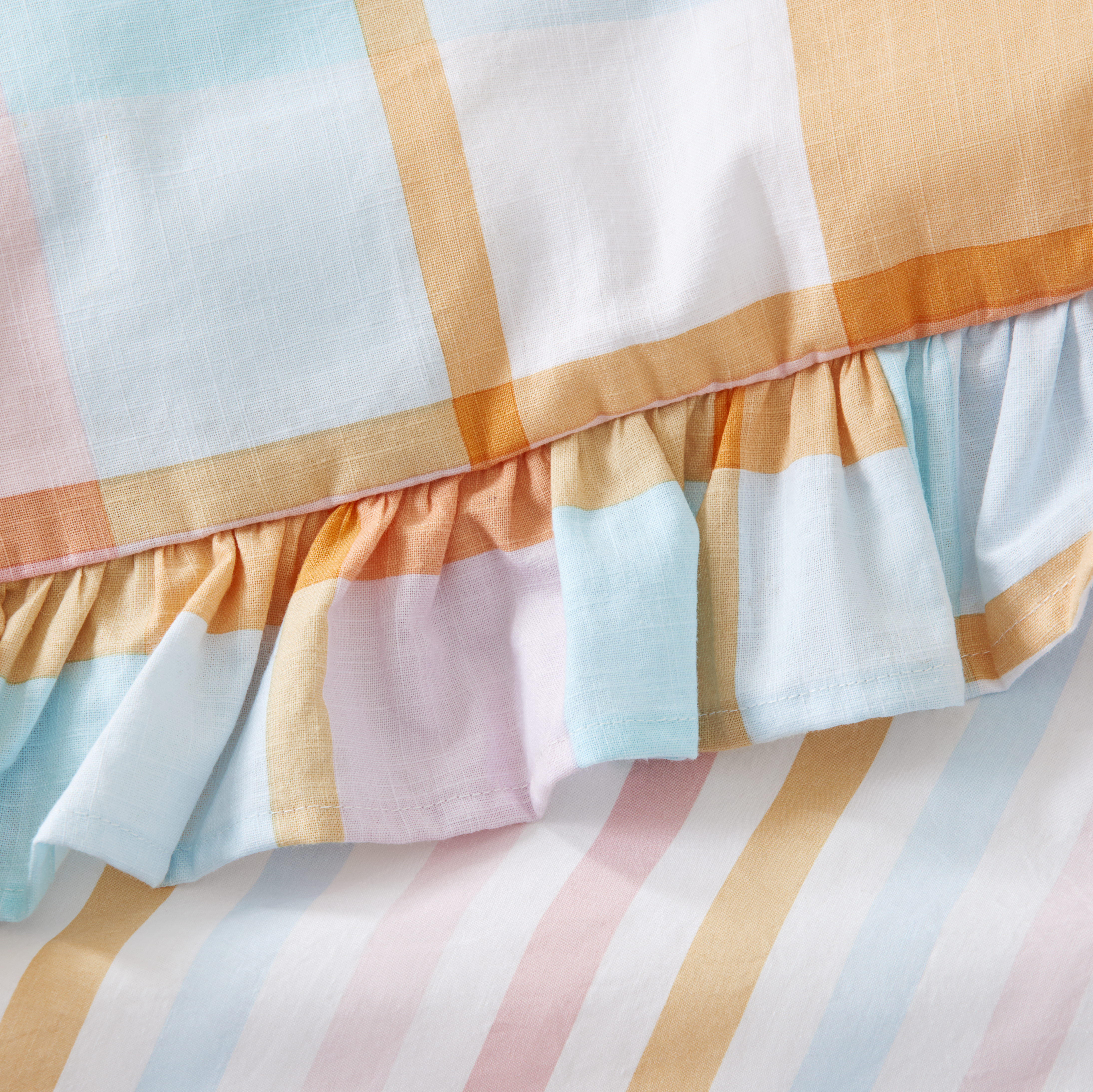 Adairs Kids Remi Ruffle Sorbet Quilt Cover Set Adairs