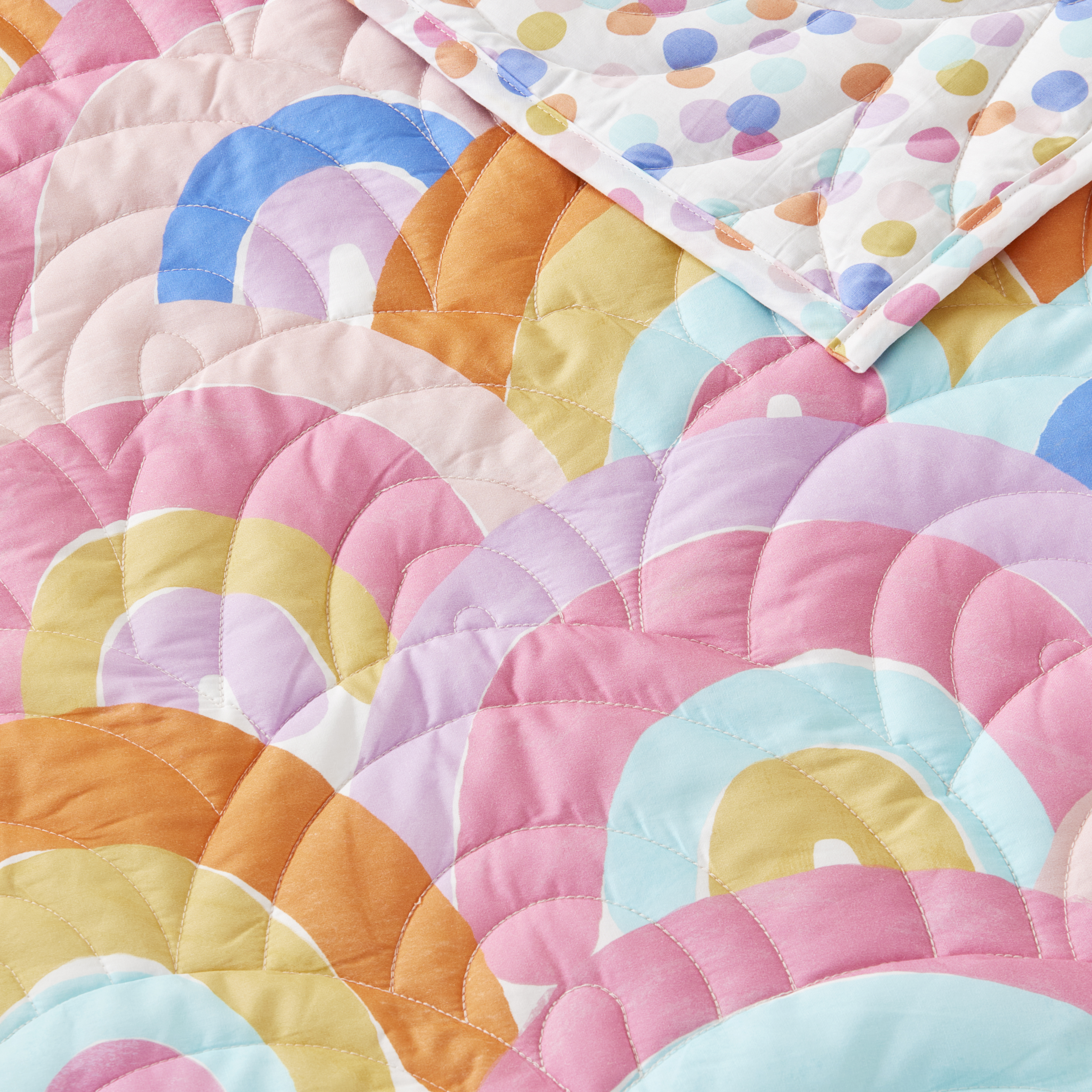 Adairs Kids Kids Quilted Rainbow Sleeping Bag Adairs