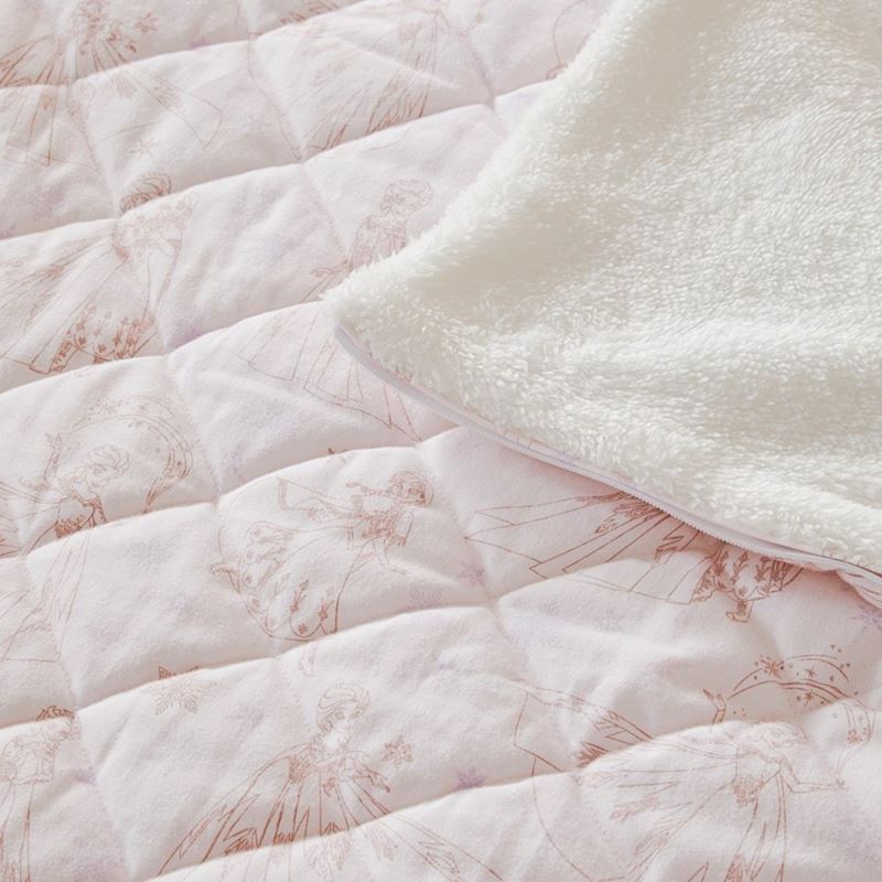 Disney Frozen Pink Flannelette Sherpa Sleeping Bag 