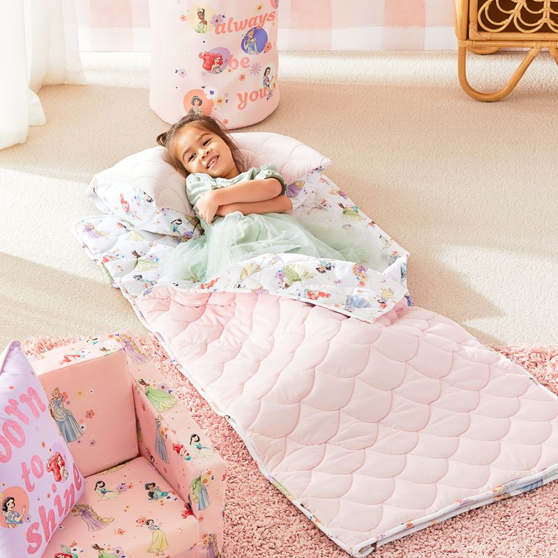 Adairs Kids - Disney Flower Princess Pink Sleeping Bag, Home & Gifts