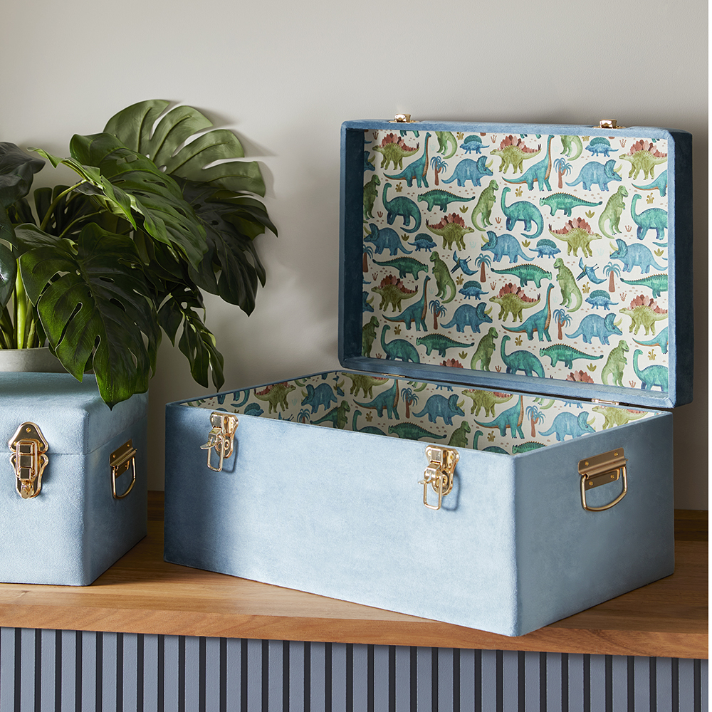 Adairs Kids Heirloom Land of Dinosaurs Storage Trunk Adairs