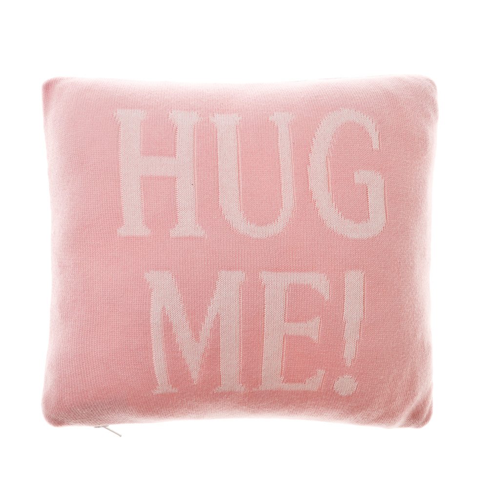 Adairs Baby Pink Hug Me Cushion Adairs