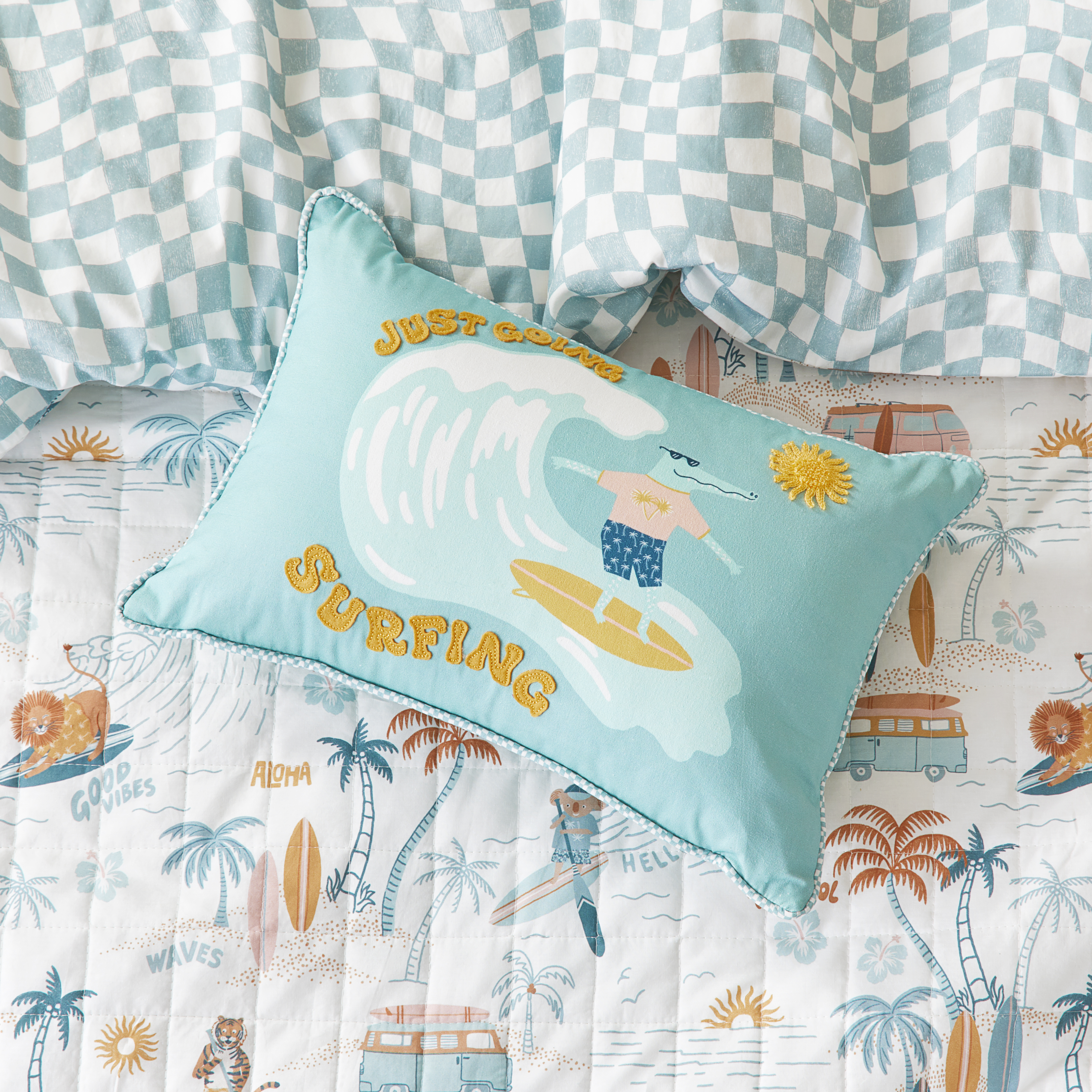 Surf pillow shop