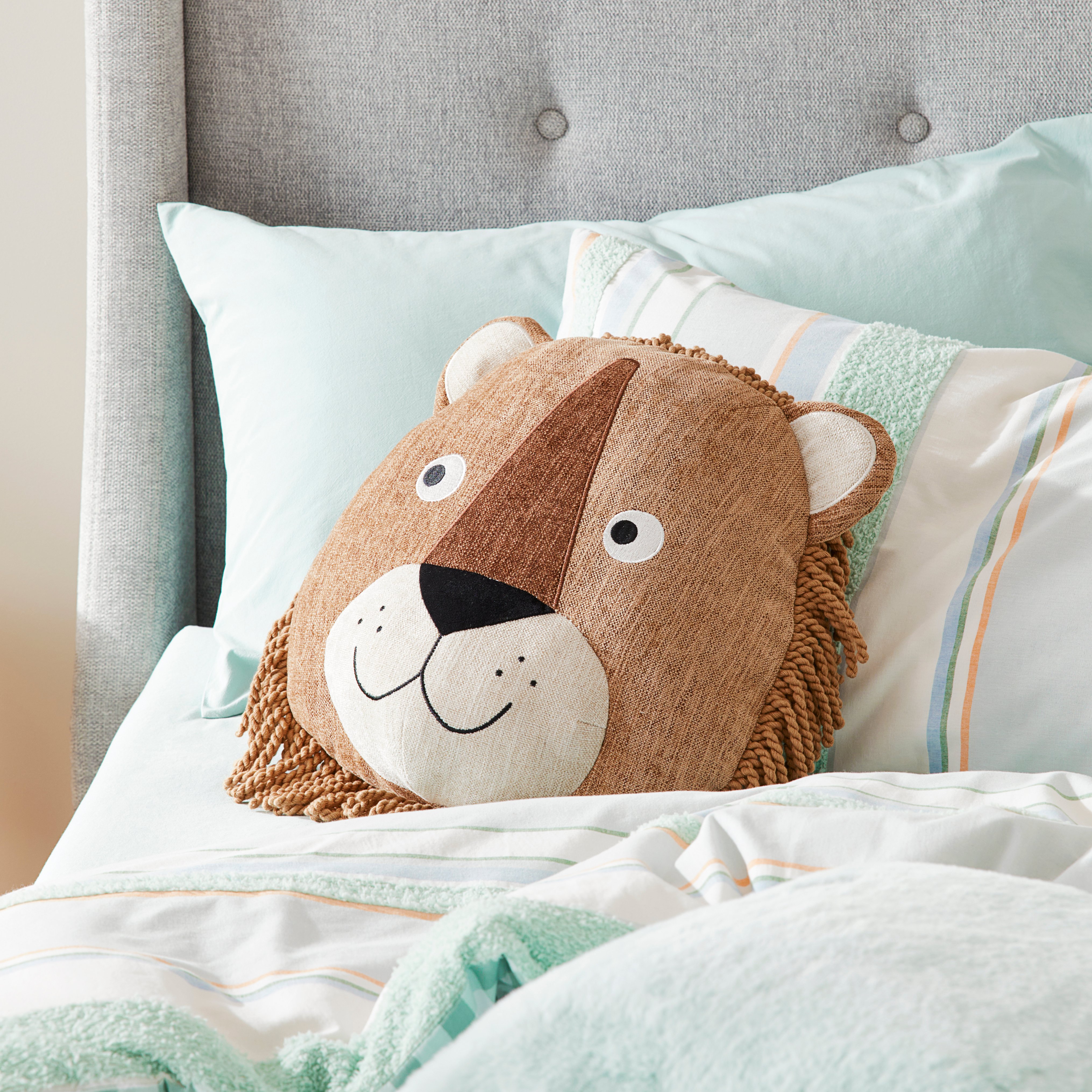 Adairs Kids Roar The Lion Classic Cushion Adairs