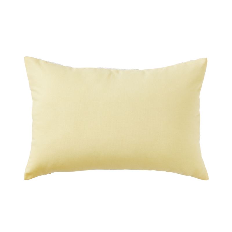 Lemon Daisy Tufted Cushion