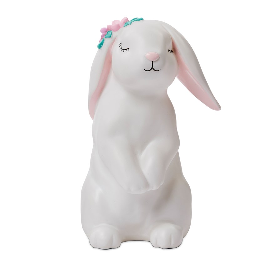 Ceramic bunny hot sale night light