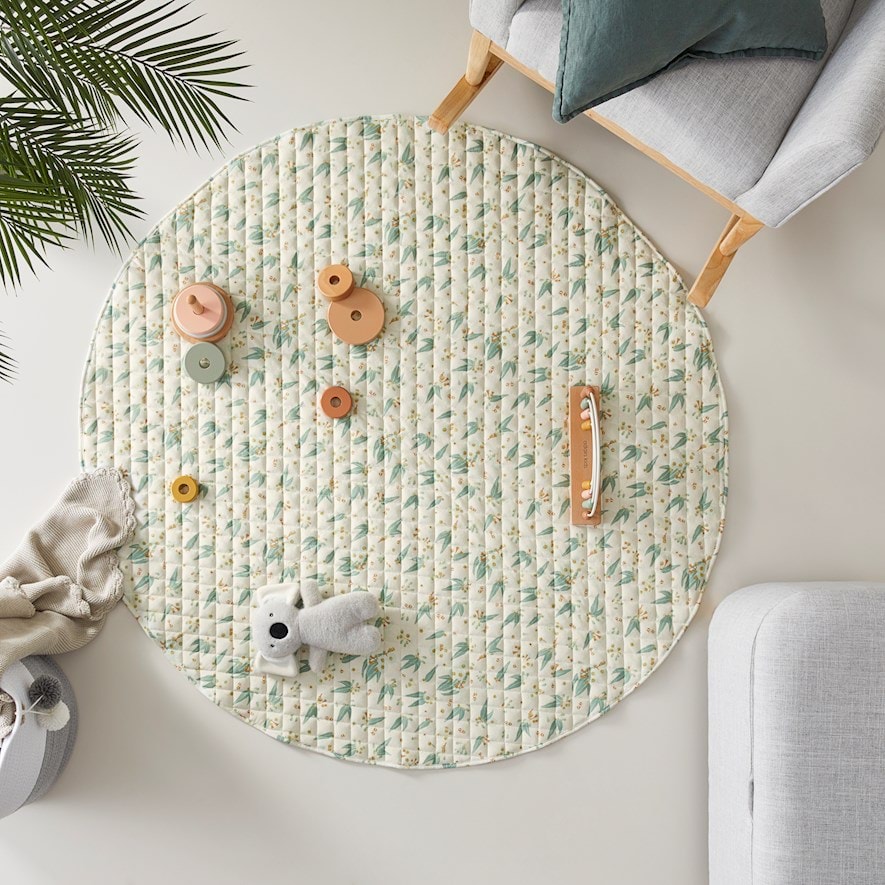 Adairs Baby Gumnut Jersey Quilted Play Mat Adairs
