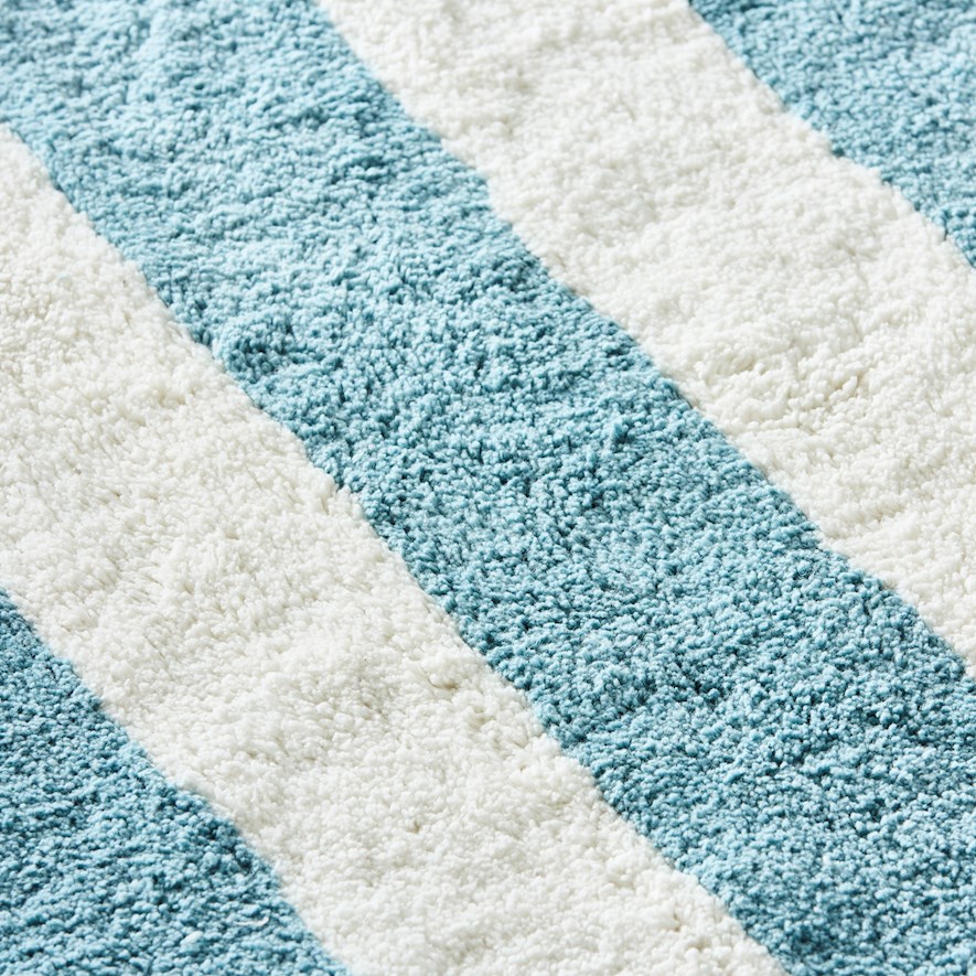 Adairs Kids Kids Blue Stripe Rug Adairs