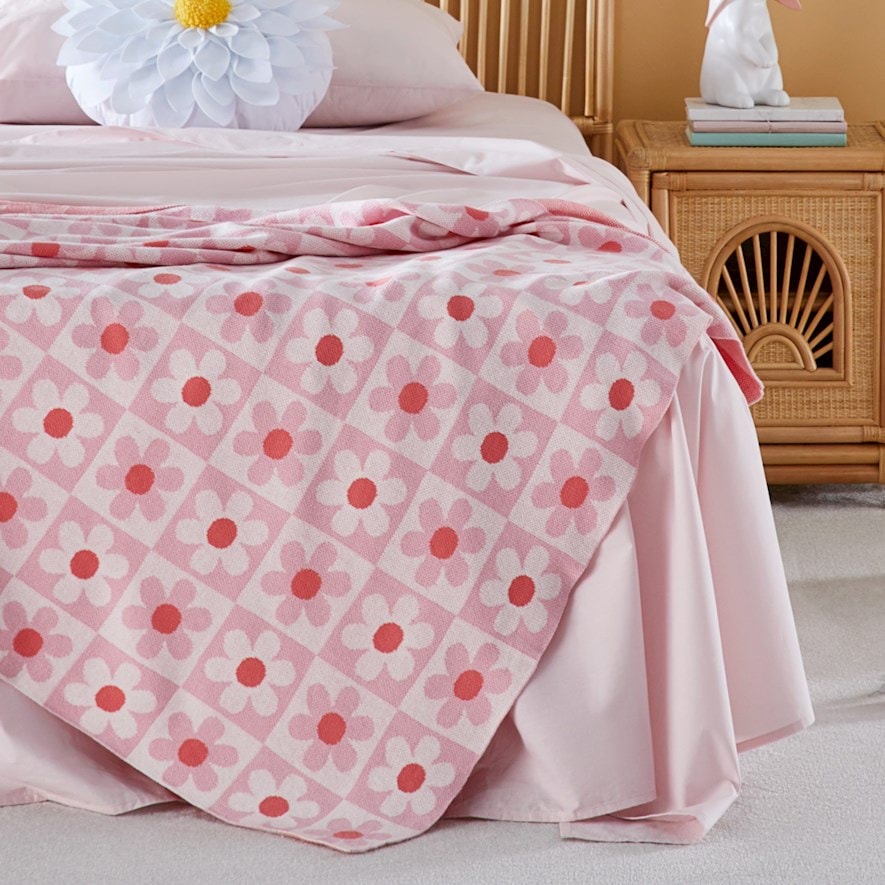 Adairs pink throw outlet