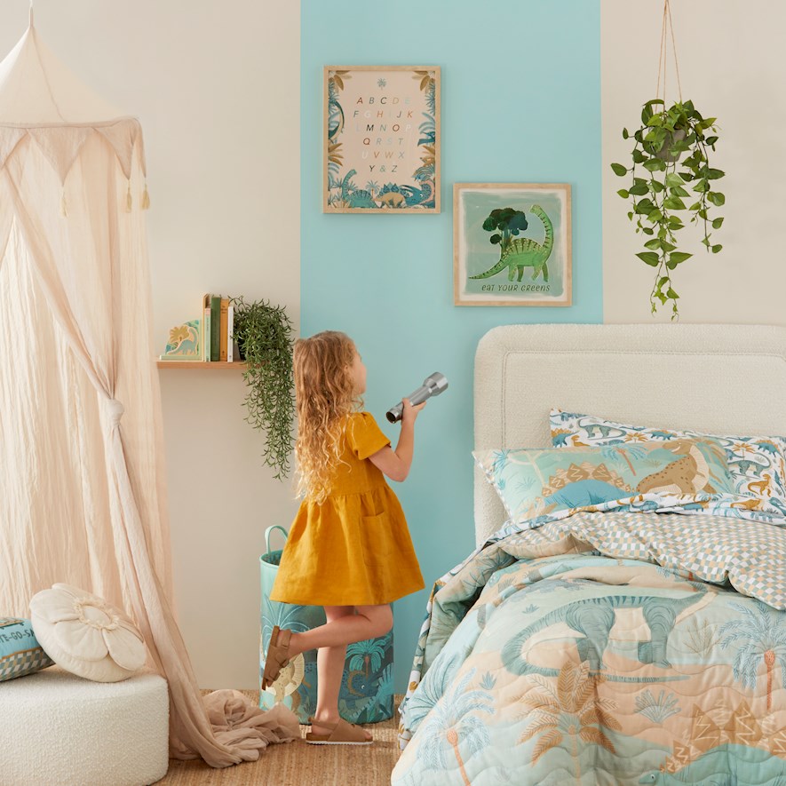 Adairs Kids - Dino ABC Wall Art | Adairs