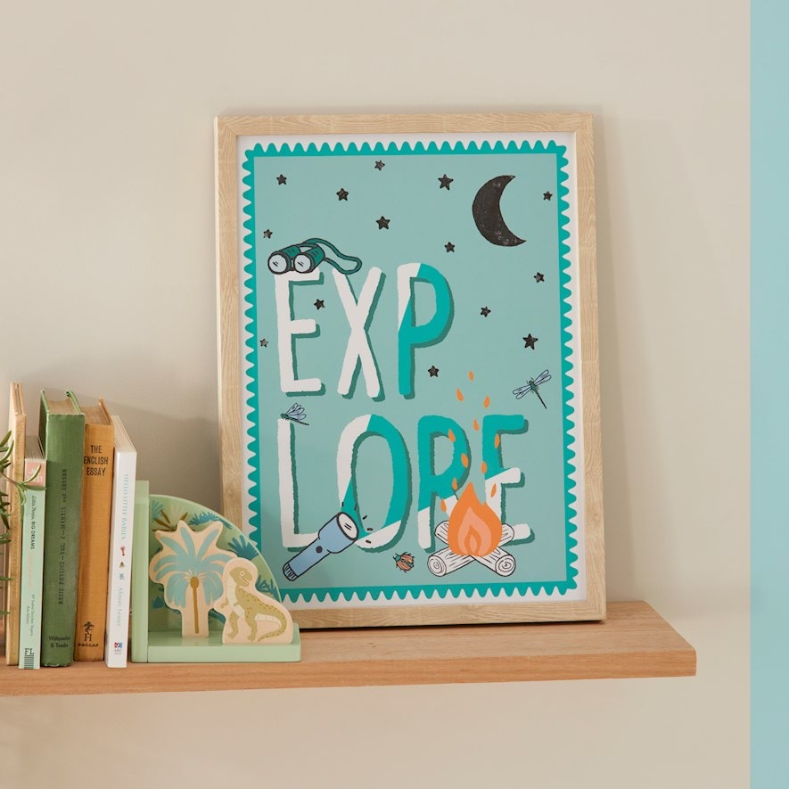 Adairs Kids Explore Wall Art Adairs