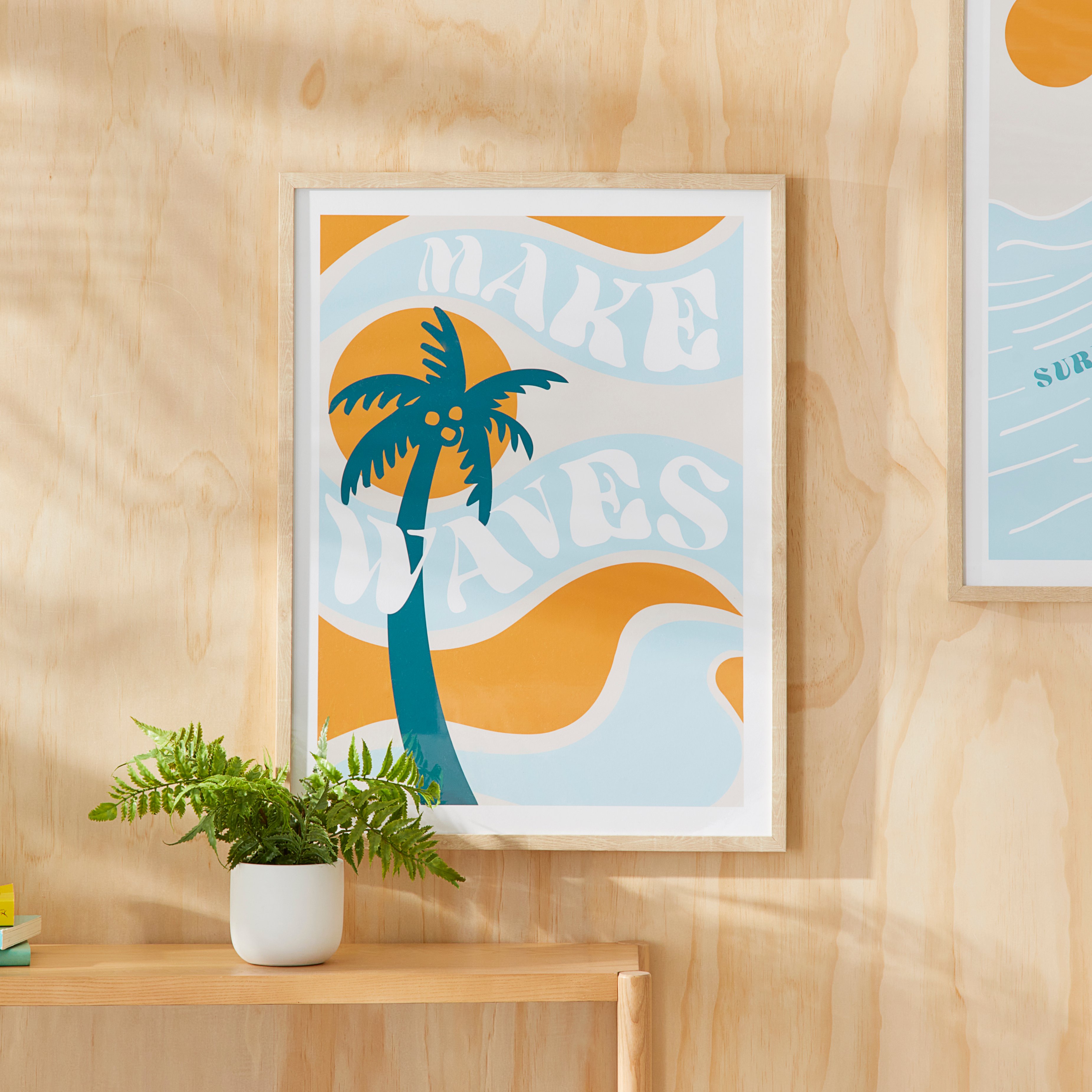 Adairs Kids Make Waves Wall Art Adairs