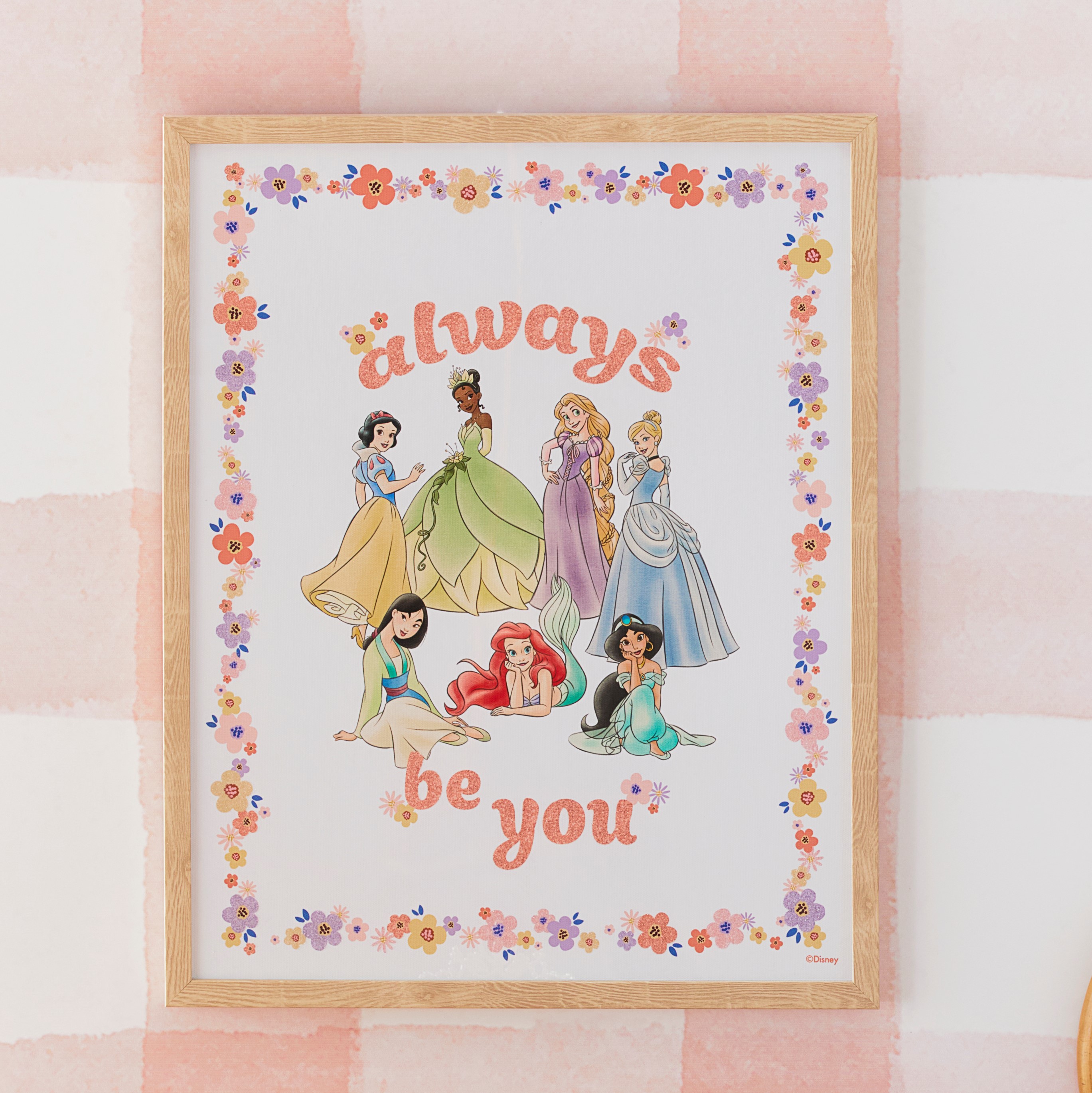 Adairs Kids Disney Princess Wall Art Adairs