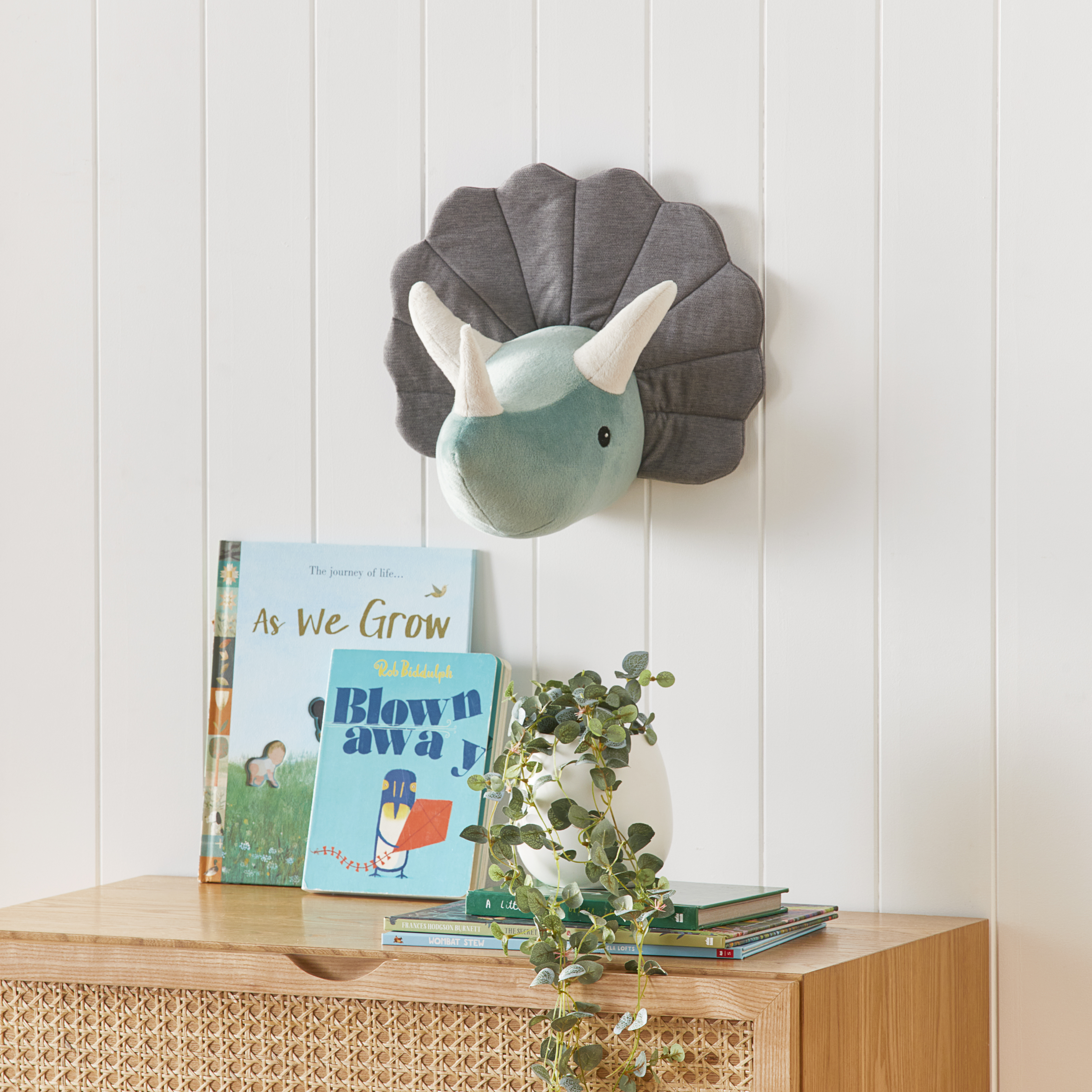 Adairs Kids Animal Friends Triceratops Wall Decor Adairs