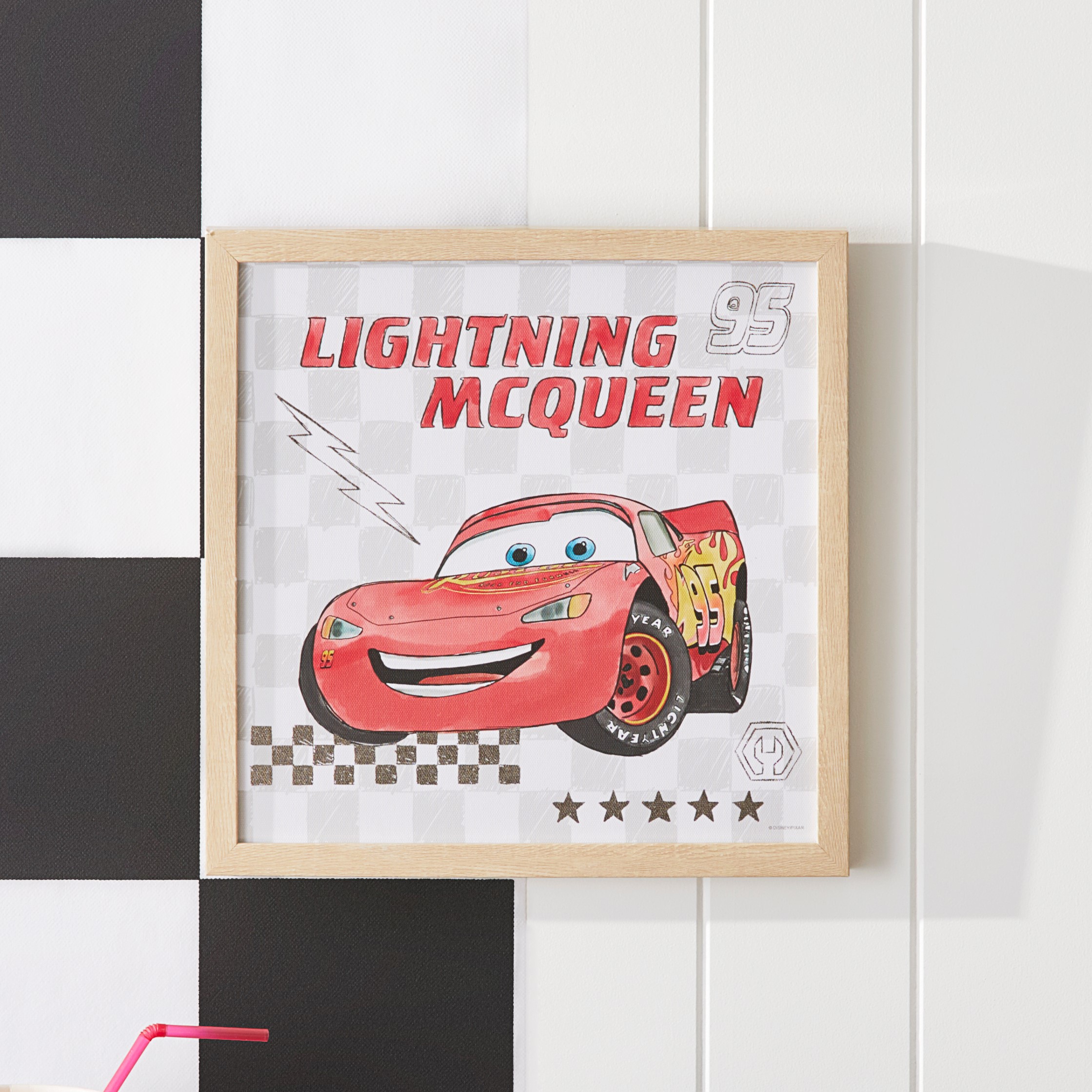 Lightning mcqueen new arrivals wall art