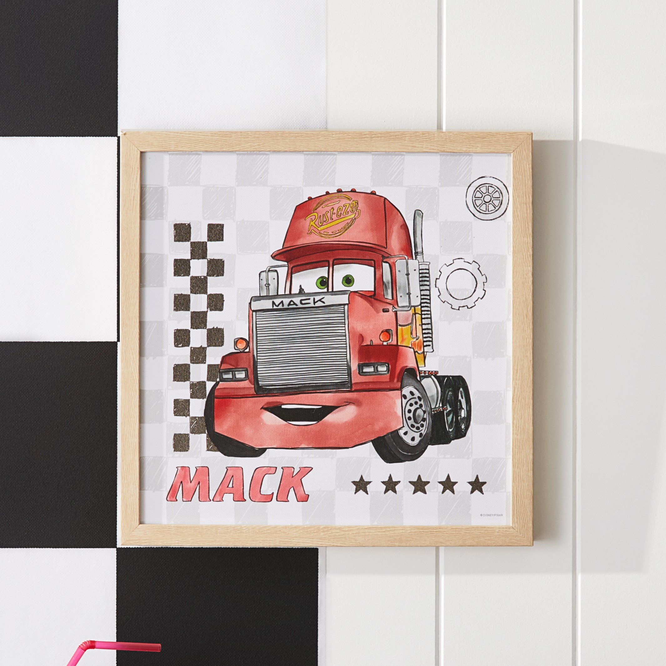 Lightning mcqueen outlet wall art