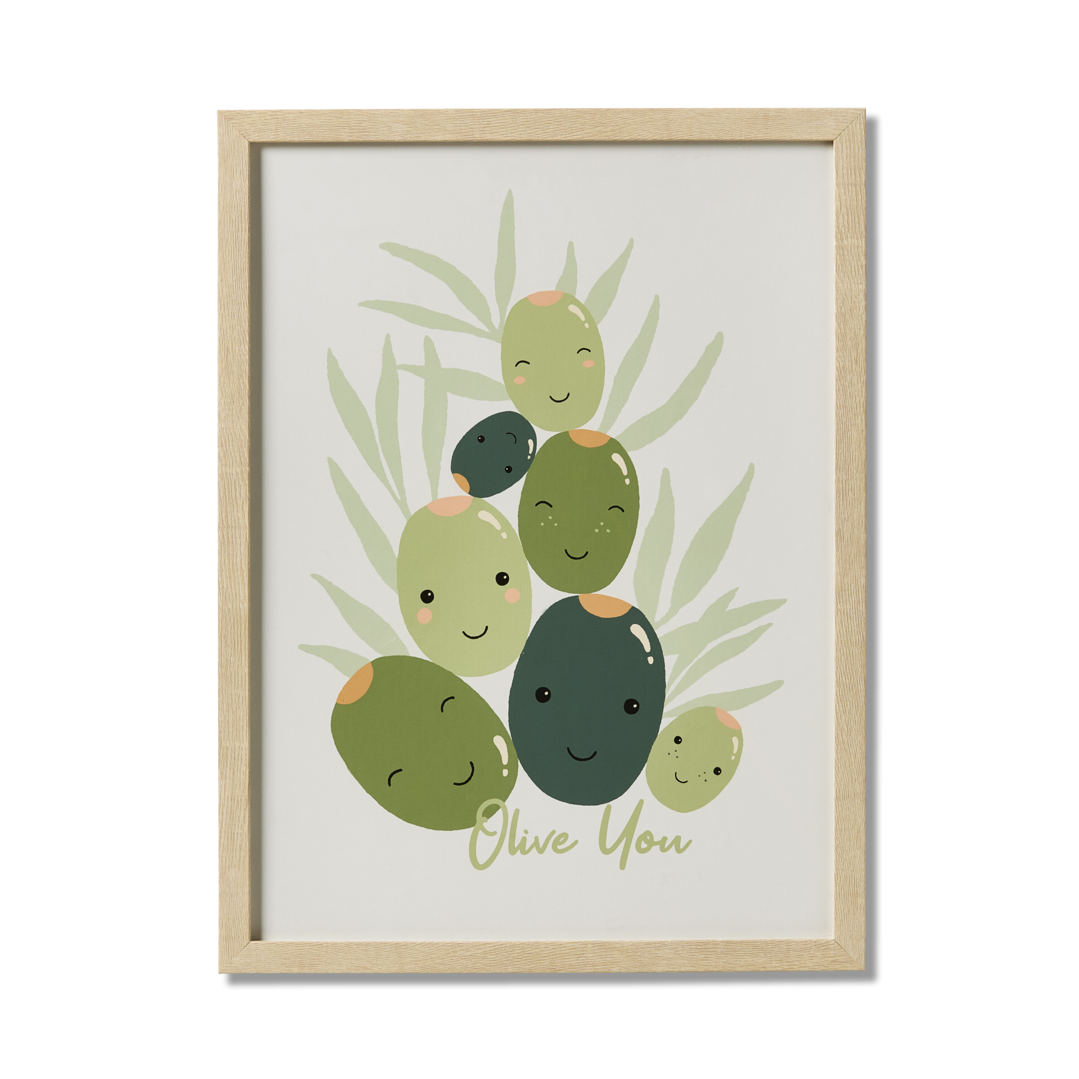Adairs Kids Olive You Nursery Wall Art Adairs