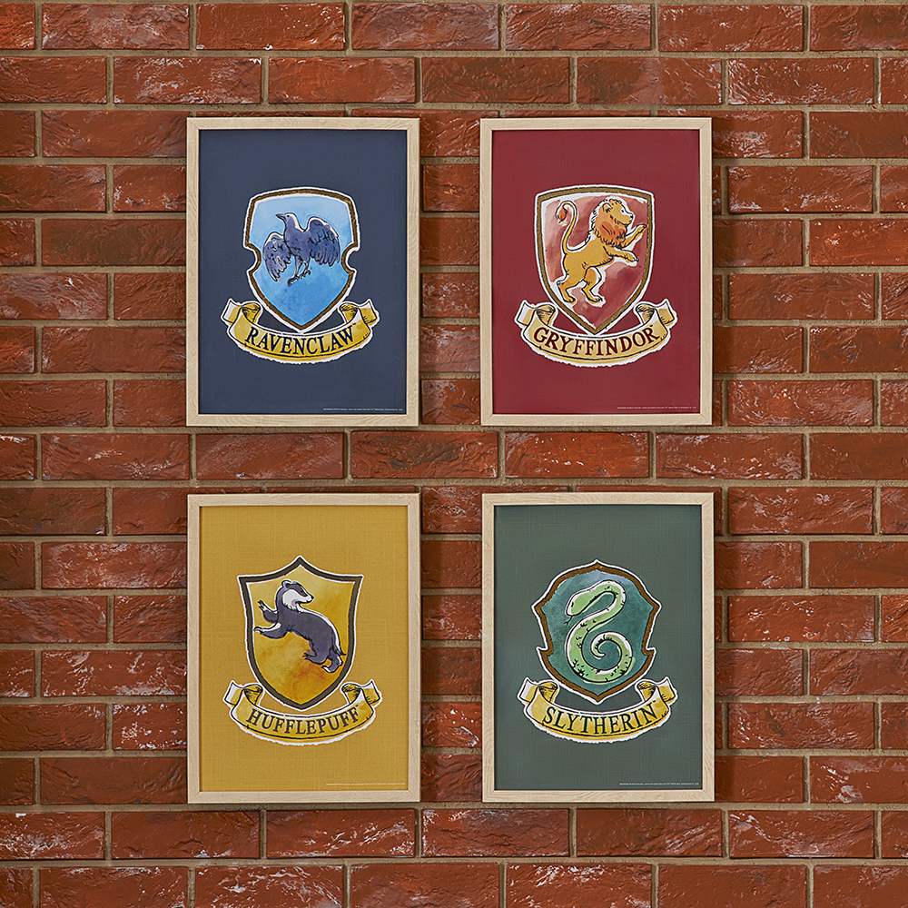 Adairs Kids Warner Bros Harry Potter Slytherin Wall Art Adairs