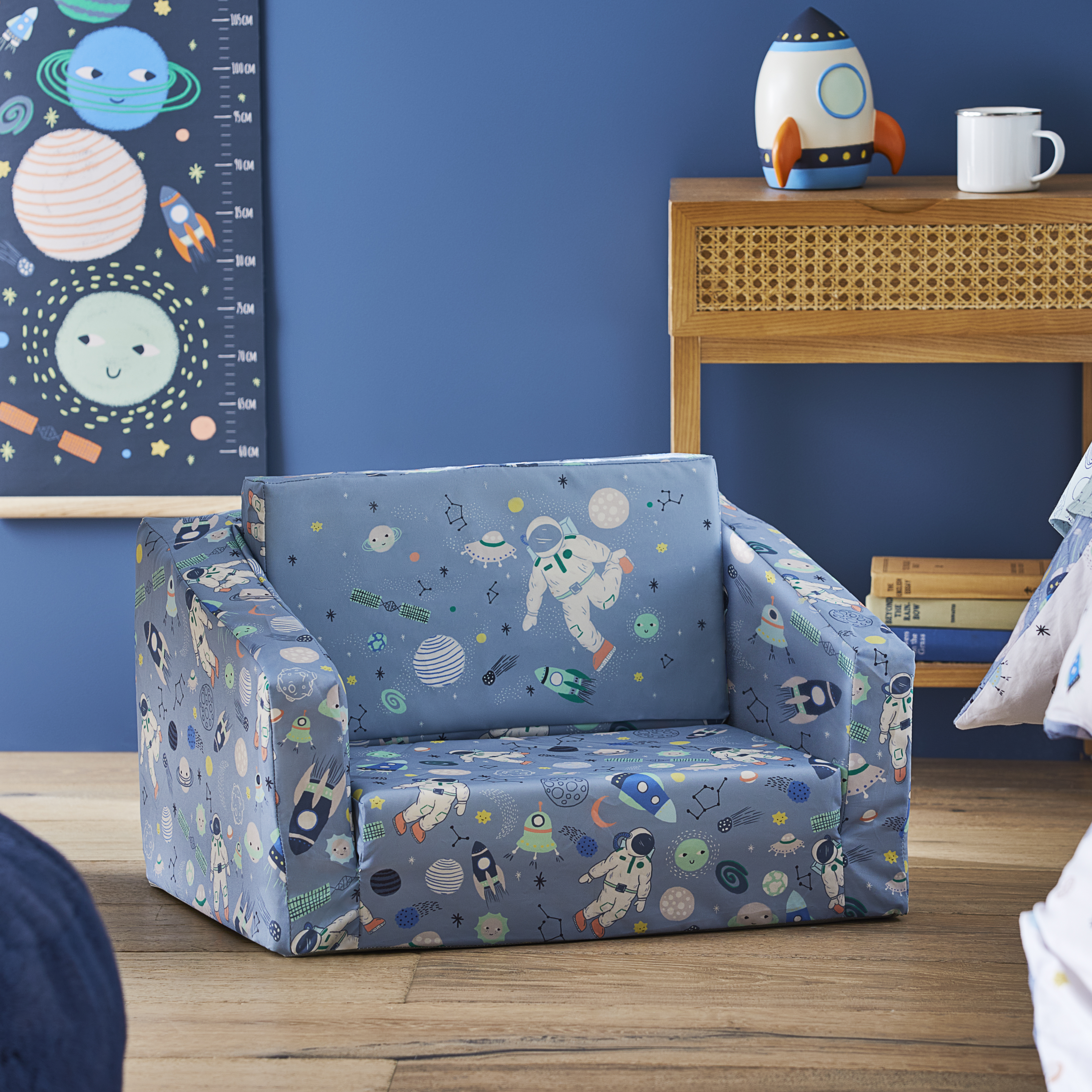 Adairs Kids Outer Space Flip Out Sofa Kids Furniture Adairs