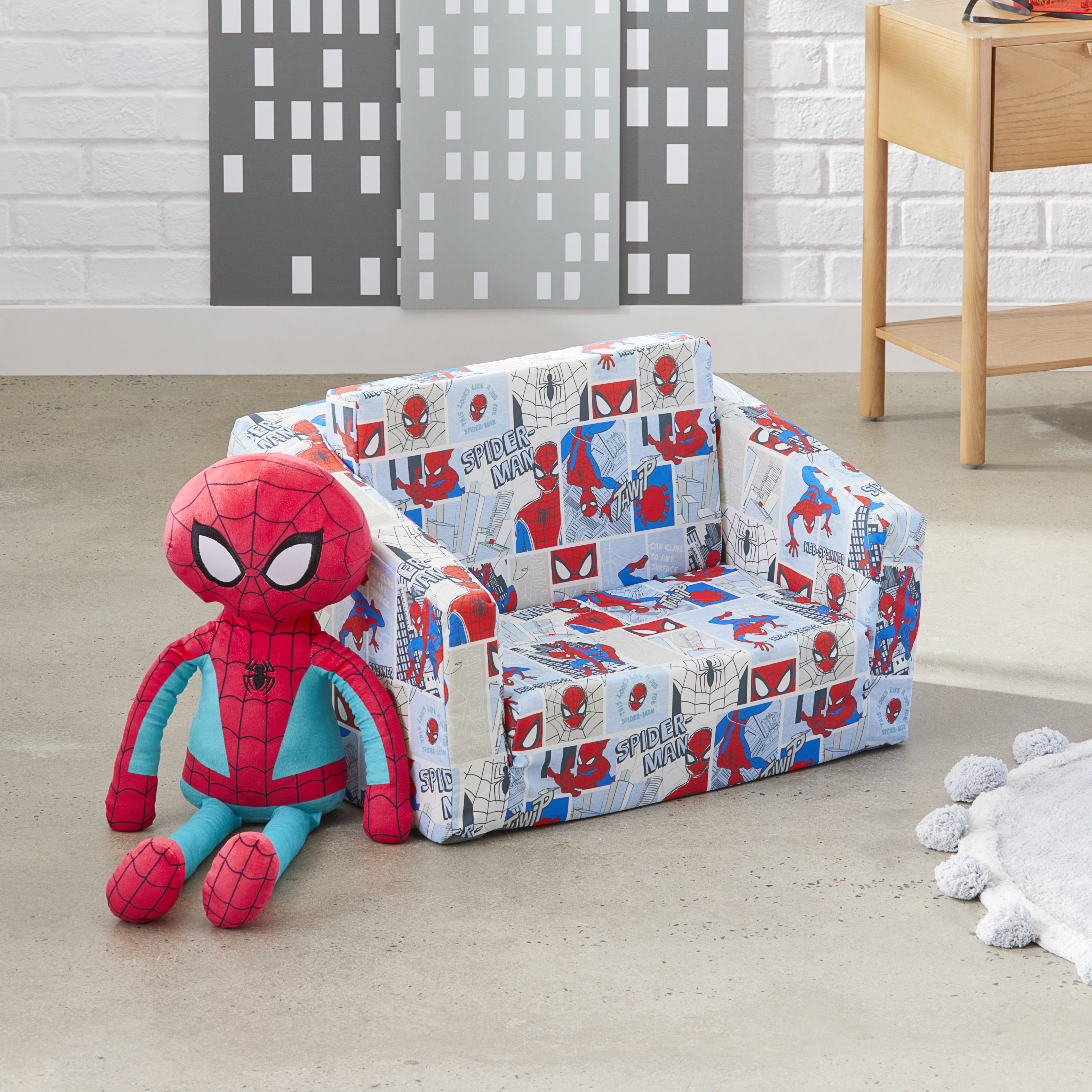 Adairs Kids Marvel The Amazing Spider Man Flip Out Sofa Kids