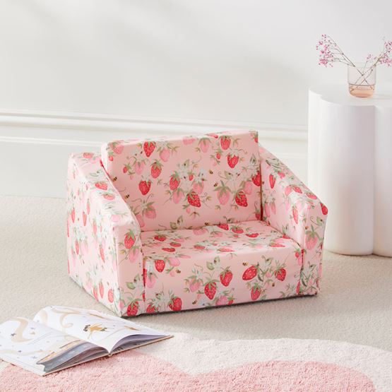 Heirloom Sweet Strawberry Flip Out Sofa