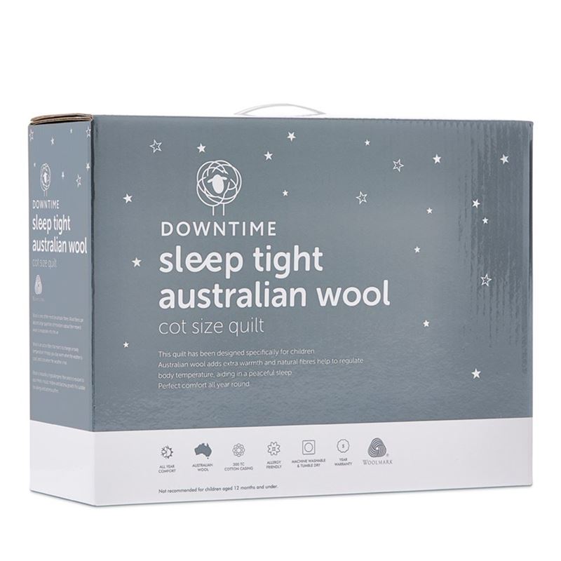 Sleep Tight Wool Cot Quilt