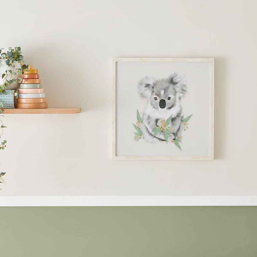 Adairs Baby Gumnut Koala Nursery Wall Art Nursery Adairs