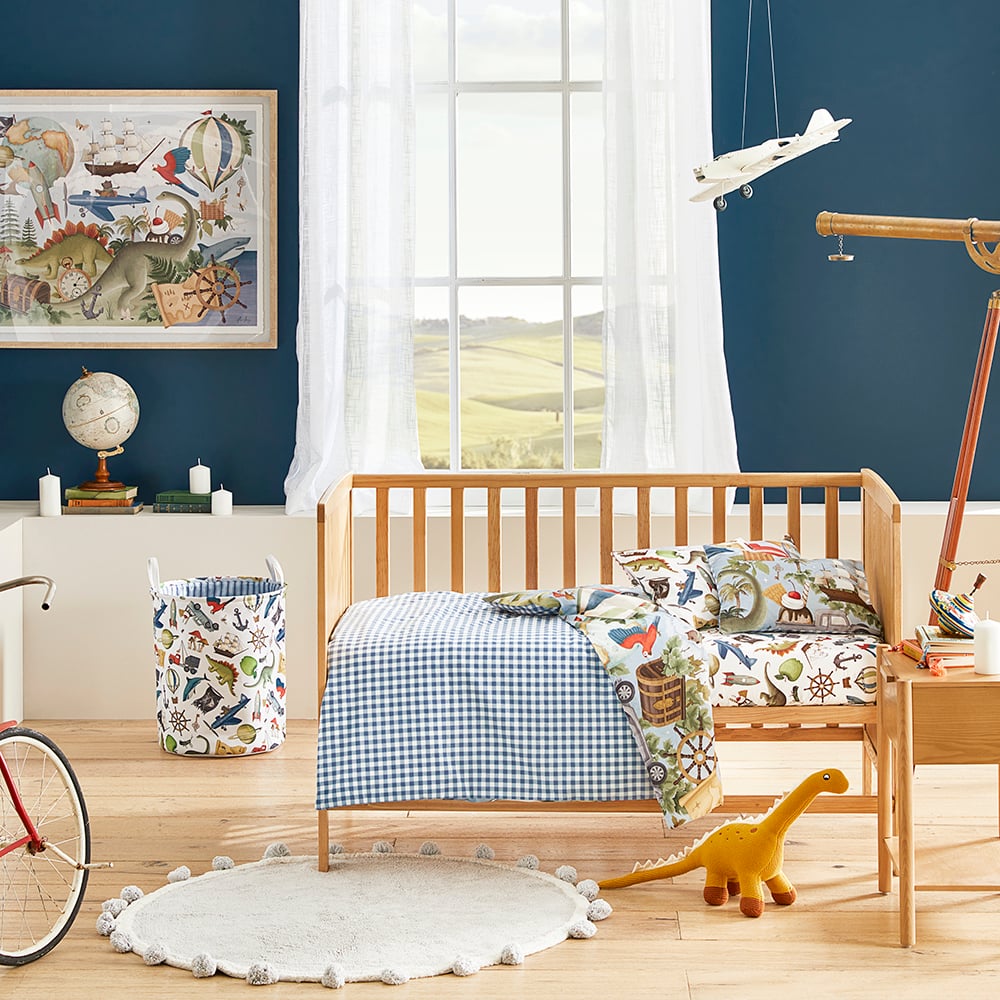 Adairs Kids Fleur Harris Adventureland Cot Quilt Cover Set Adairs